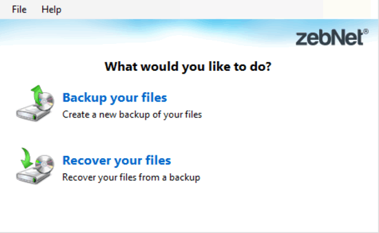 zebnet backup for outlook in action