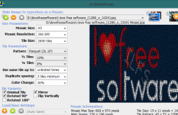 AndreaMosaic- free photo mosaic maker