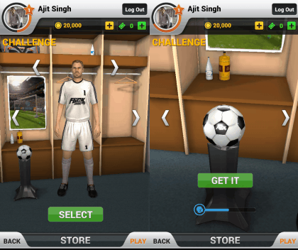 Customize Player and Football