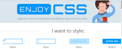 EnjoyCSS- free online CSS3 Generator
