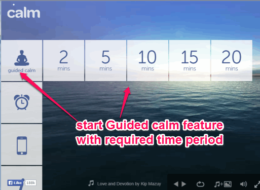 Guided calm