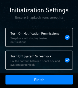 Initialization Settings