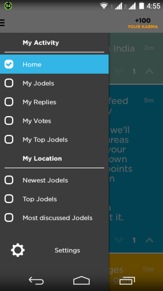 Jodel Other Options