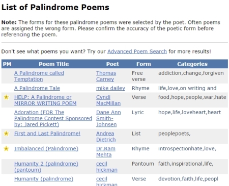 learn palindromes online