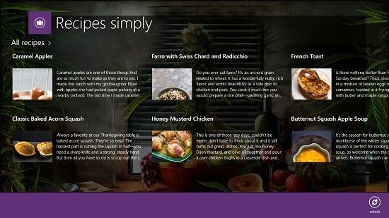 Recipes Simply control bar