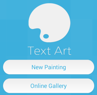 Text Art Welcome Screen
