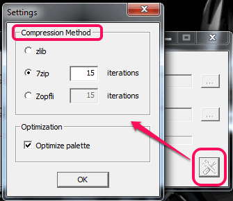 choose compression method