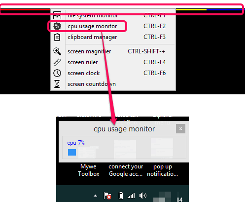 cpu usage monitor