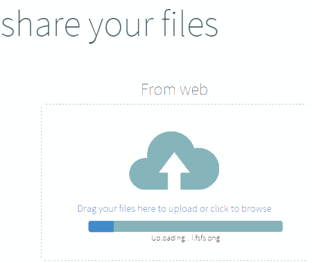 share files from web