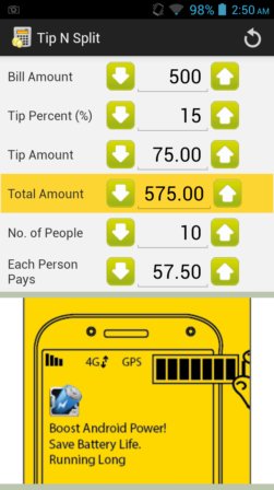 tip calculator apps android 1