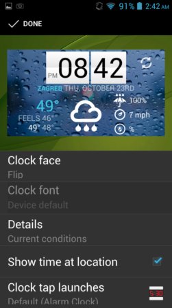 weather widget apps android 4