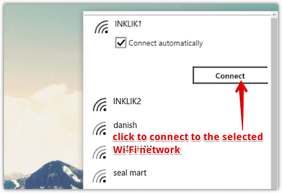 windows 10 connect to wifi