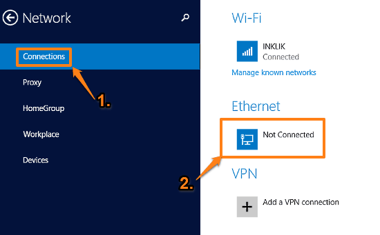 windows 10 ethernet settings