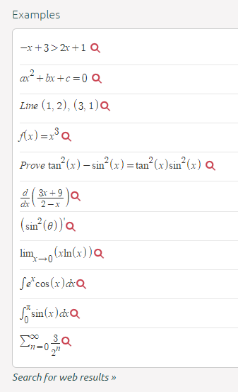 Example Problems