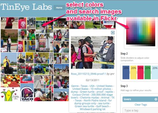 Multicolr Search Lab- search images by colors
