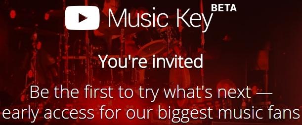 YouTube Music Key Beta 