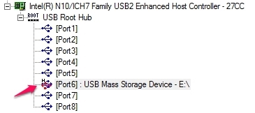 USBTreeView Connected Devices
