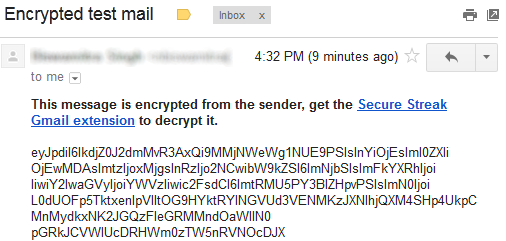 SecureGmail Encrypted Mail