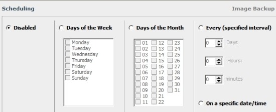 Uranium Backup Scheduler