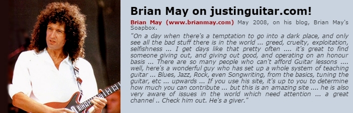 Brian May on Justinguitar