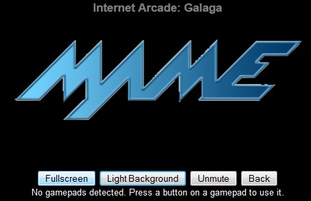 Internet Arcade MAME Interface