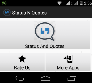 Status and Quotes Home Screen