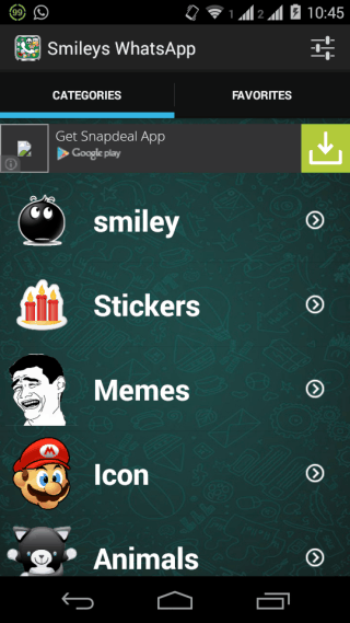 WhatsApp Stickers Categories