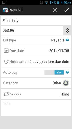 bill reminder apps for android 3