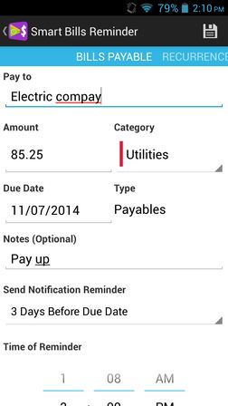 bill reminder apps for android 4