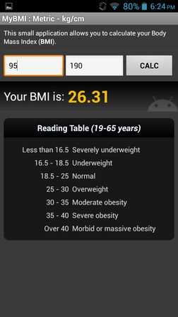 bmi calculator apps for android 4