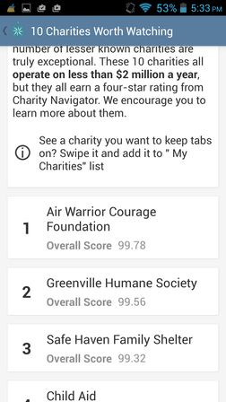 charity apps for Android 3