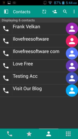 contact manager apps android 4