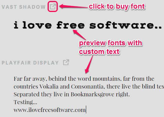 preview fonts with custom text