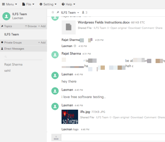 share files online and collaborate with your team