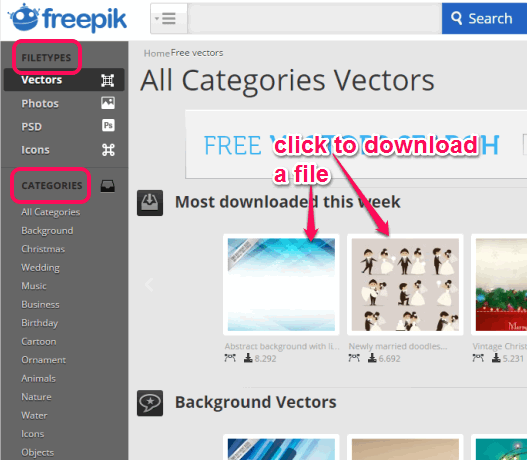 sort files by file type and category