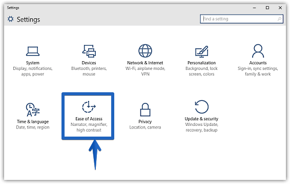 windows 10 modern settings