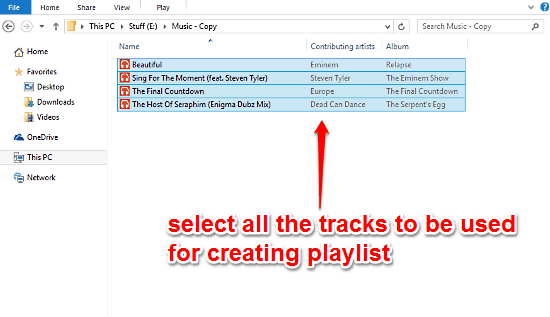 windows 10 music playlist creation