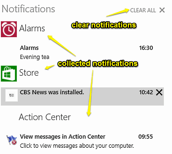 windows 10 notification center