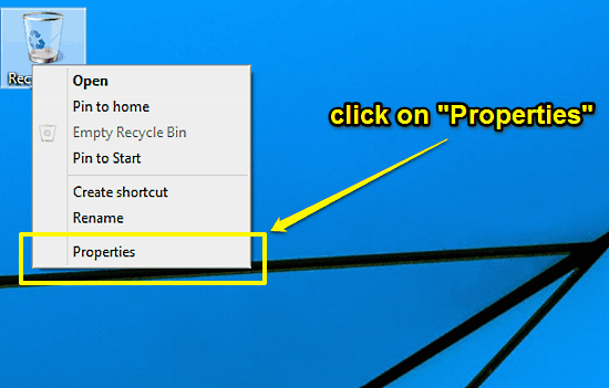 windows 10 recycle bin context menu