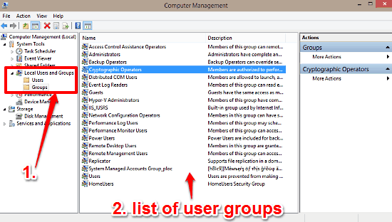 windows user groups