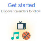 Discover events and track new events directly on Google Calendar