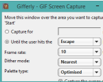 Gifferly- record desktop screen in gif