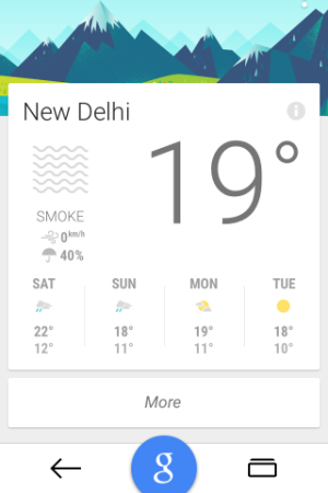 Google Now Cards