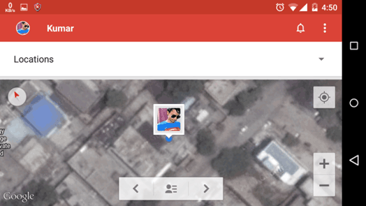 Google Plus Location Sharing