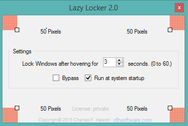 Lazy Locker- interface