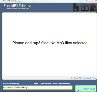 MP3 Trimmer Interface