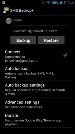 SMS backup apps android 1