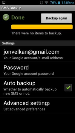 SMS backup apps android 4