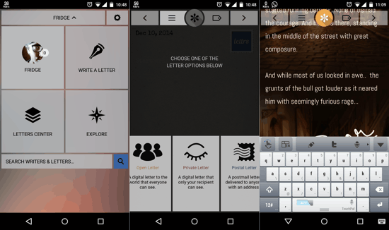 Screenshots - Lettrs for Android
