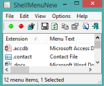 ShellMenuNew- disable entries in right-click menu